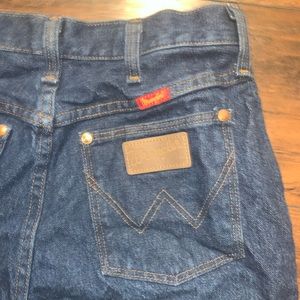 Wrangler blue jeans